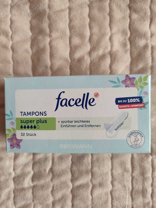 Тампони жіночі гігієнічні Facelle, Німеччина.