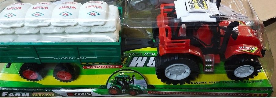 Traktor Z Przyczepą+ Worki