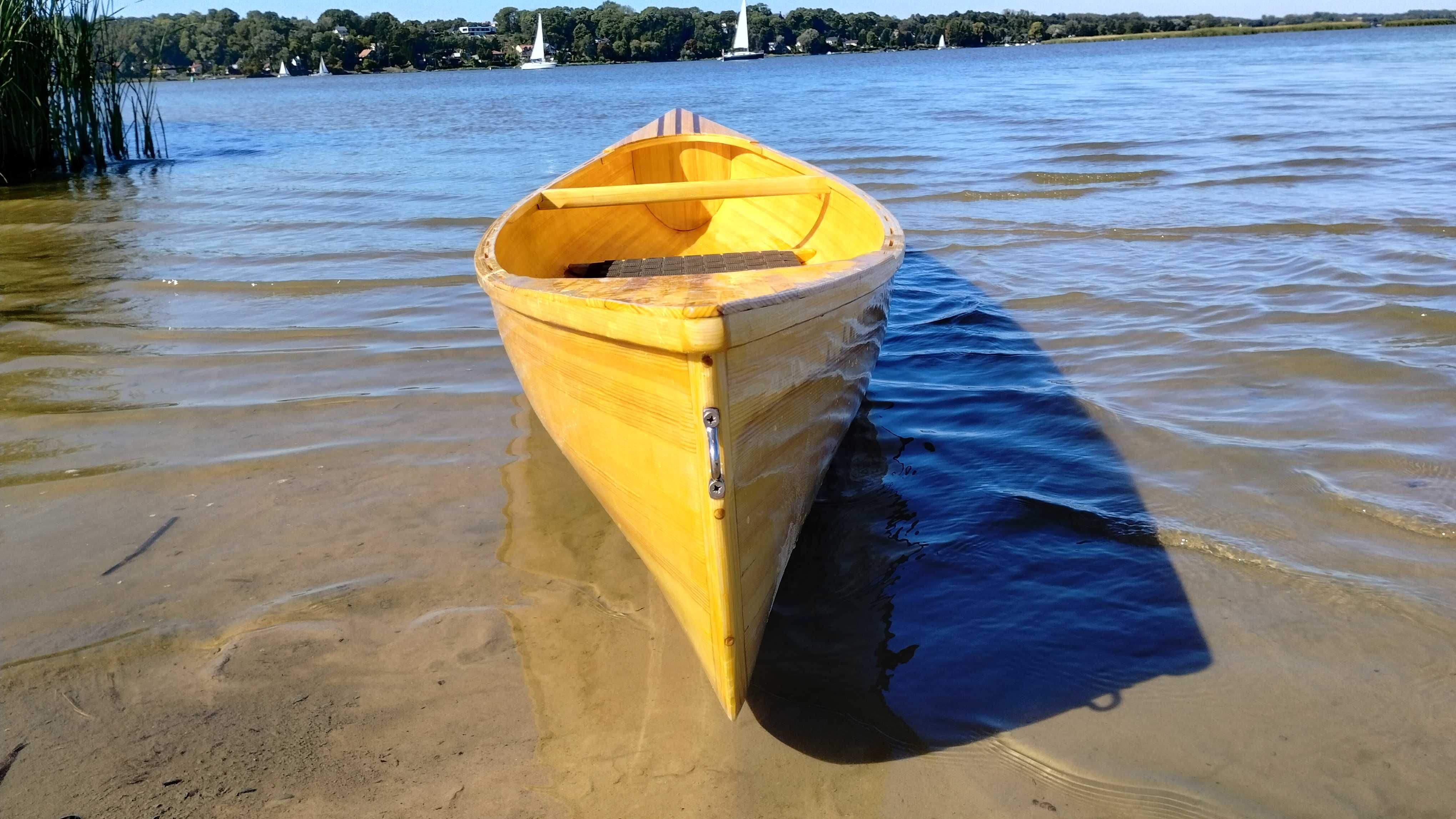 Canoe drewniane  jednoosobowe | Kajak Kanu łódź drewniana kanadyjka |