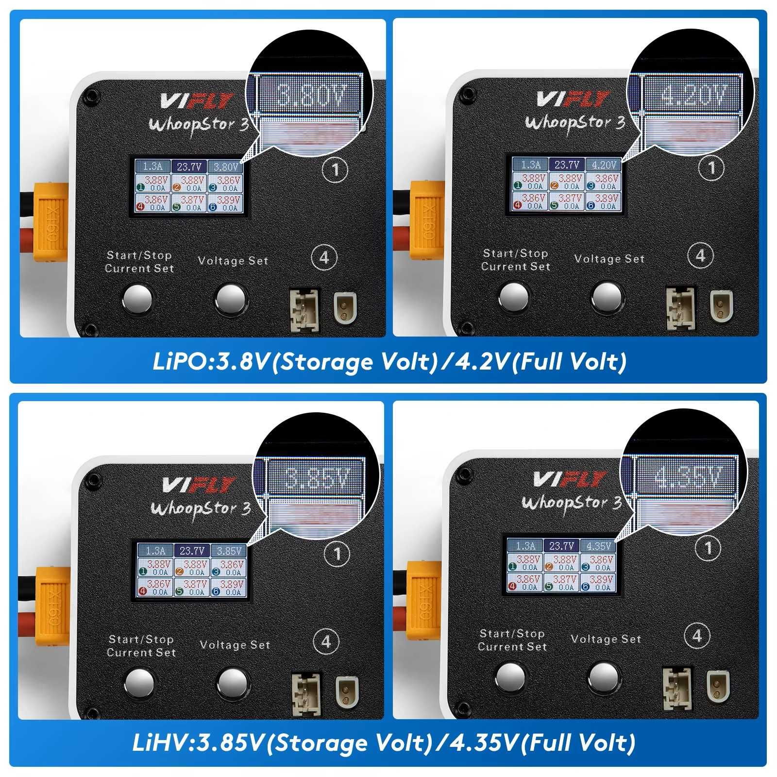 Зарядний пристрій ViFly WhoopStor 3, 6x1S