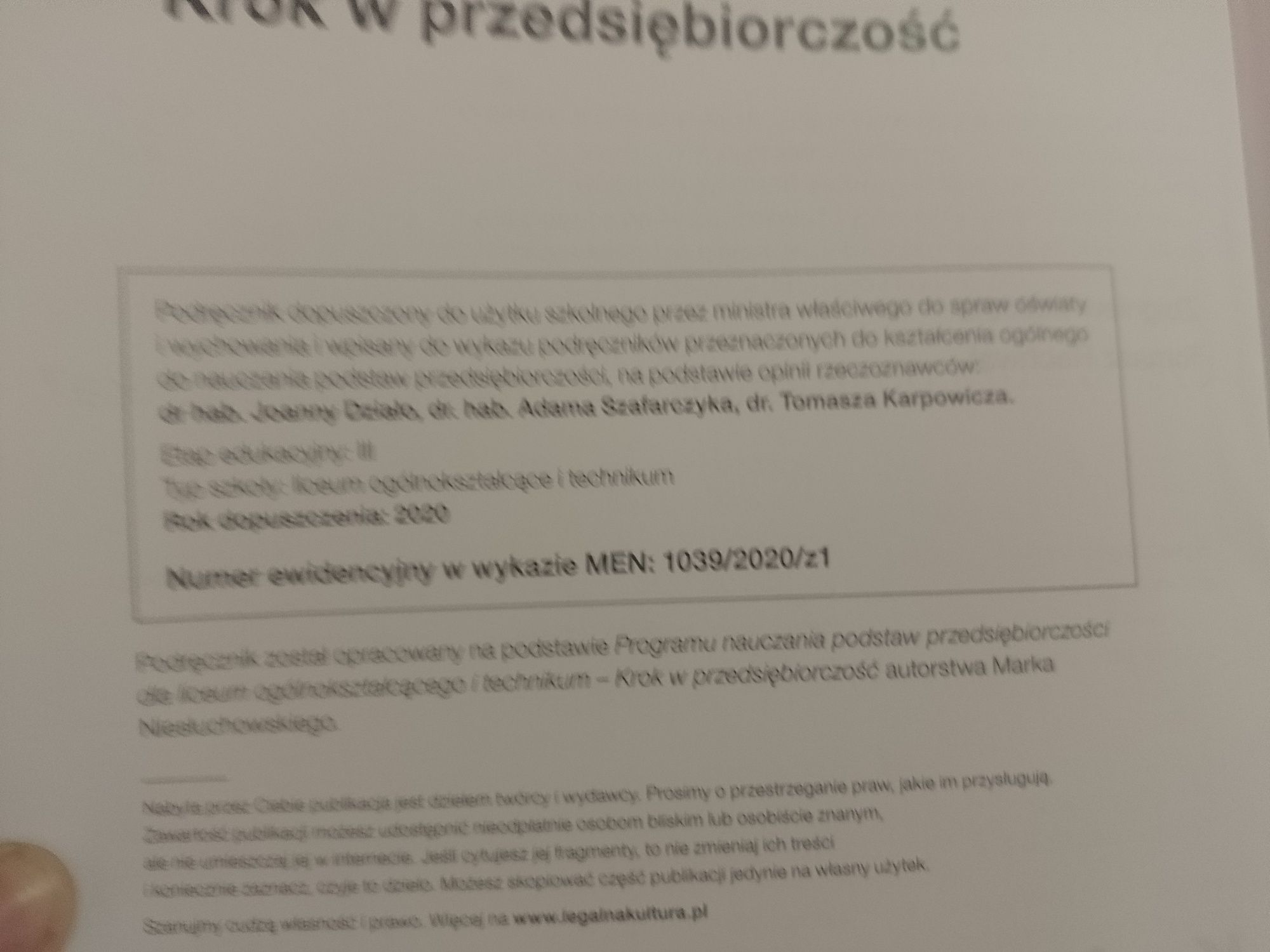 Krok w przedsiębiorczość