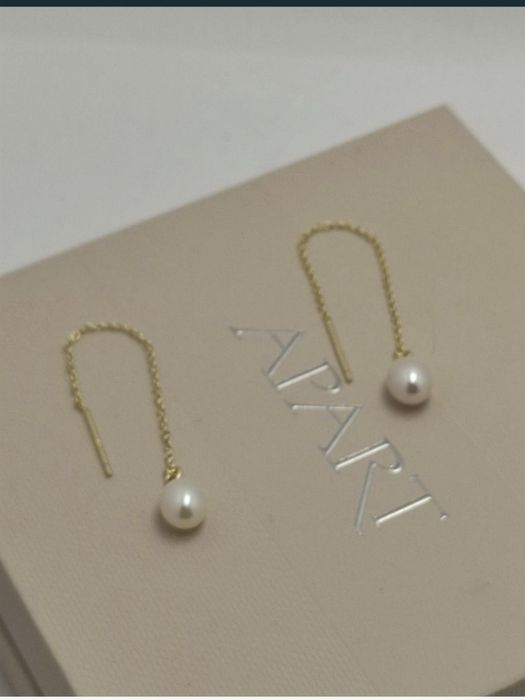 Kolczyki z perłami naturalnymi srebro 925