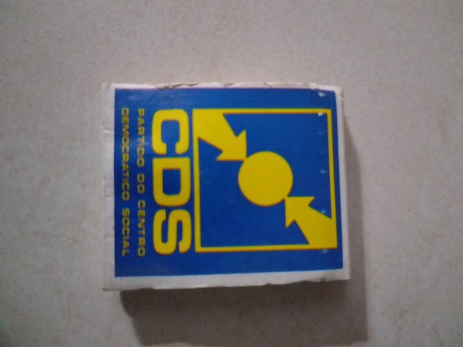 Fósforos  carteiras coleção CDS  - PP memorabília política