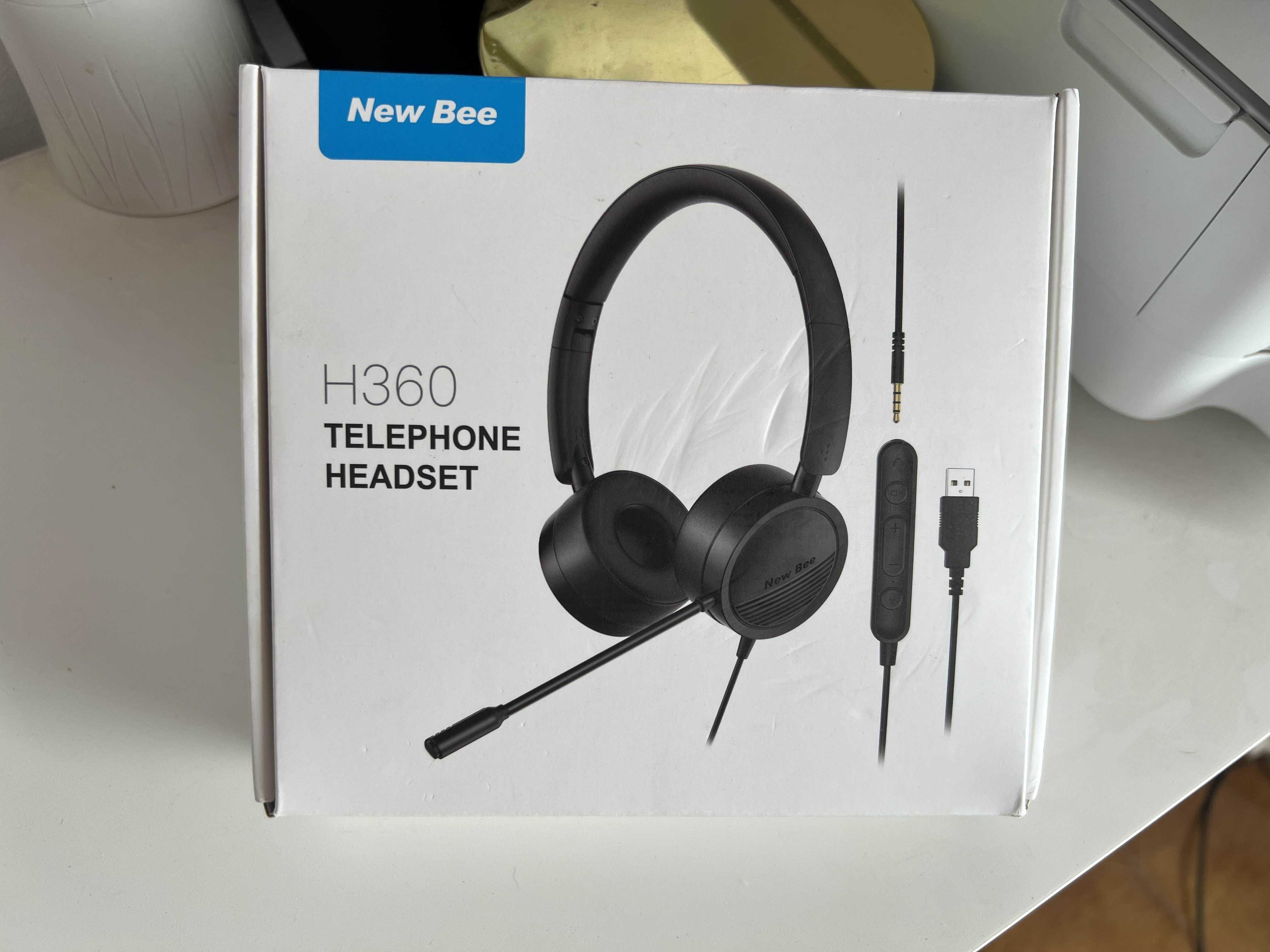 New Bee Auriculares microfone PC
