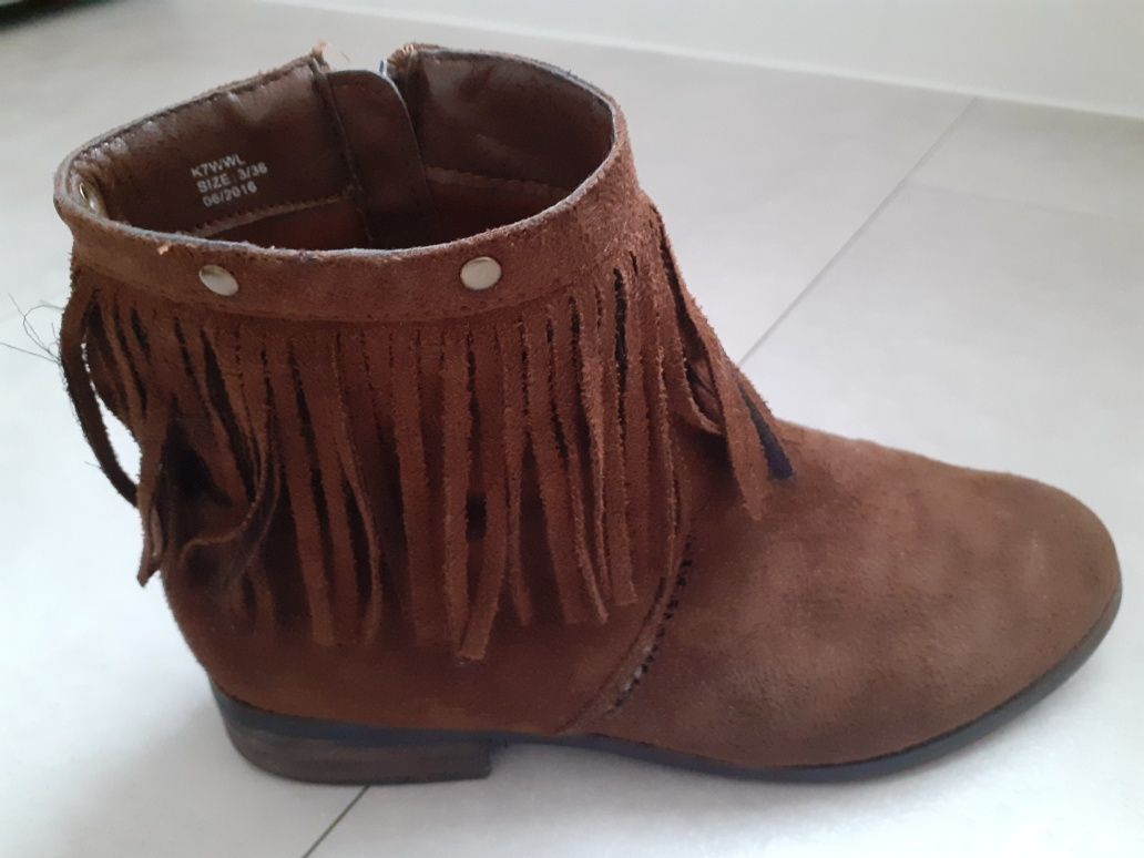 Buty dziewczece botki r.36