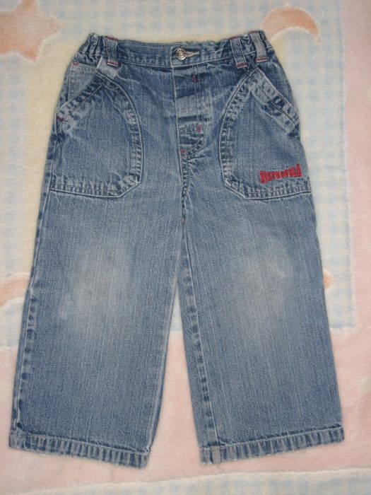 Spodnie chłopięce bojówki jeans GEORGE r. 92 wyprzedaż tanio!