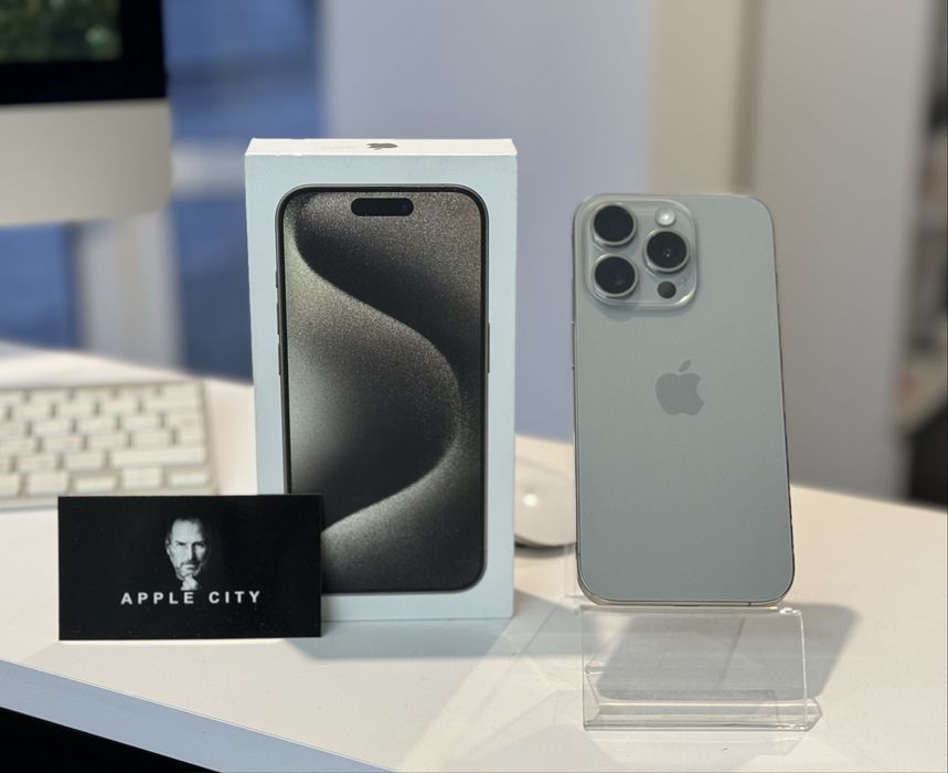 Ідеал IPhone 15 Pro Max 256 Natural Titanium Гарантія Магазин+обмін