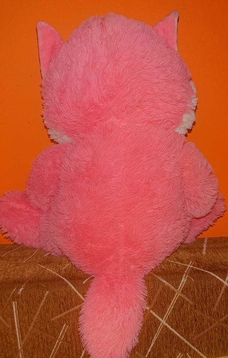 Smiki / Smyk / różowy lis z dużymi oczami / lisek / 42 cm