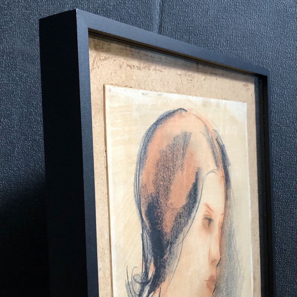 Obraz Maksymilian Feuerring Pastel Portret obraz Art Deco