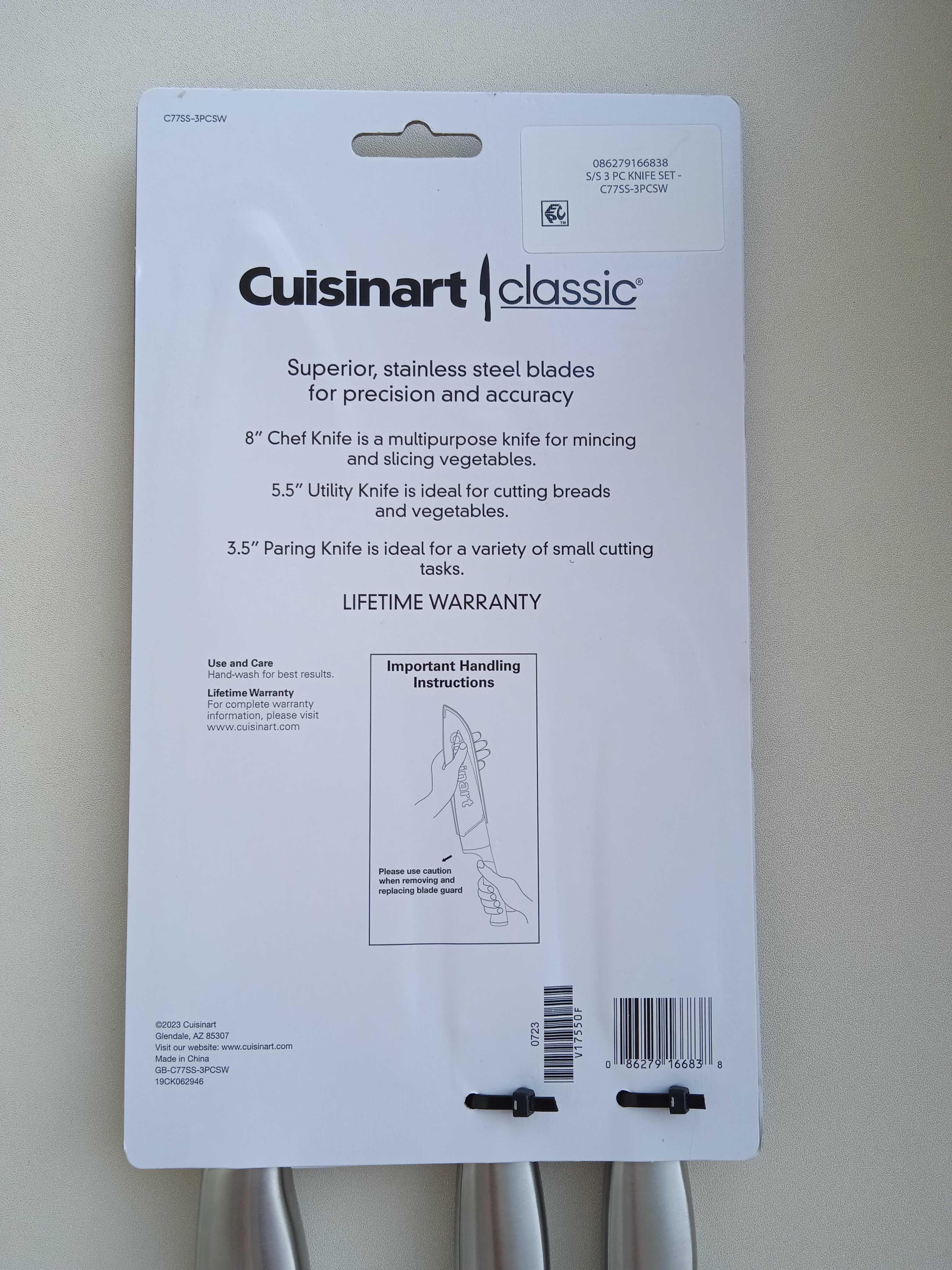 Набір кухонних ножів, кухонные ножи Cuisinart. Куплений в США