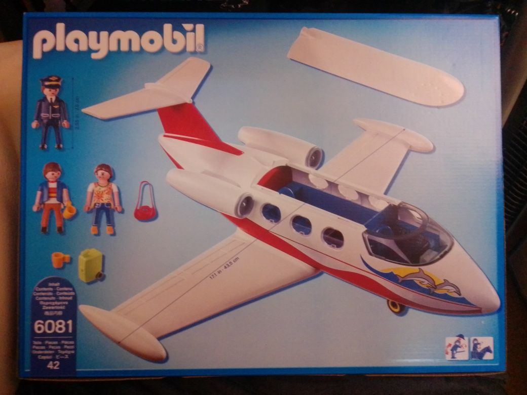 Playmobil Novos Back to the Future/City Action Quartel Polícia e Avião