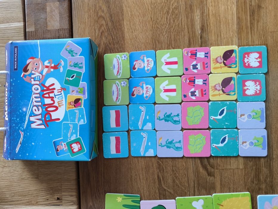 Zestaw gier i układanek edukacyjnych dla dzieci CzuCzu Kpt Nauka inne