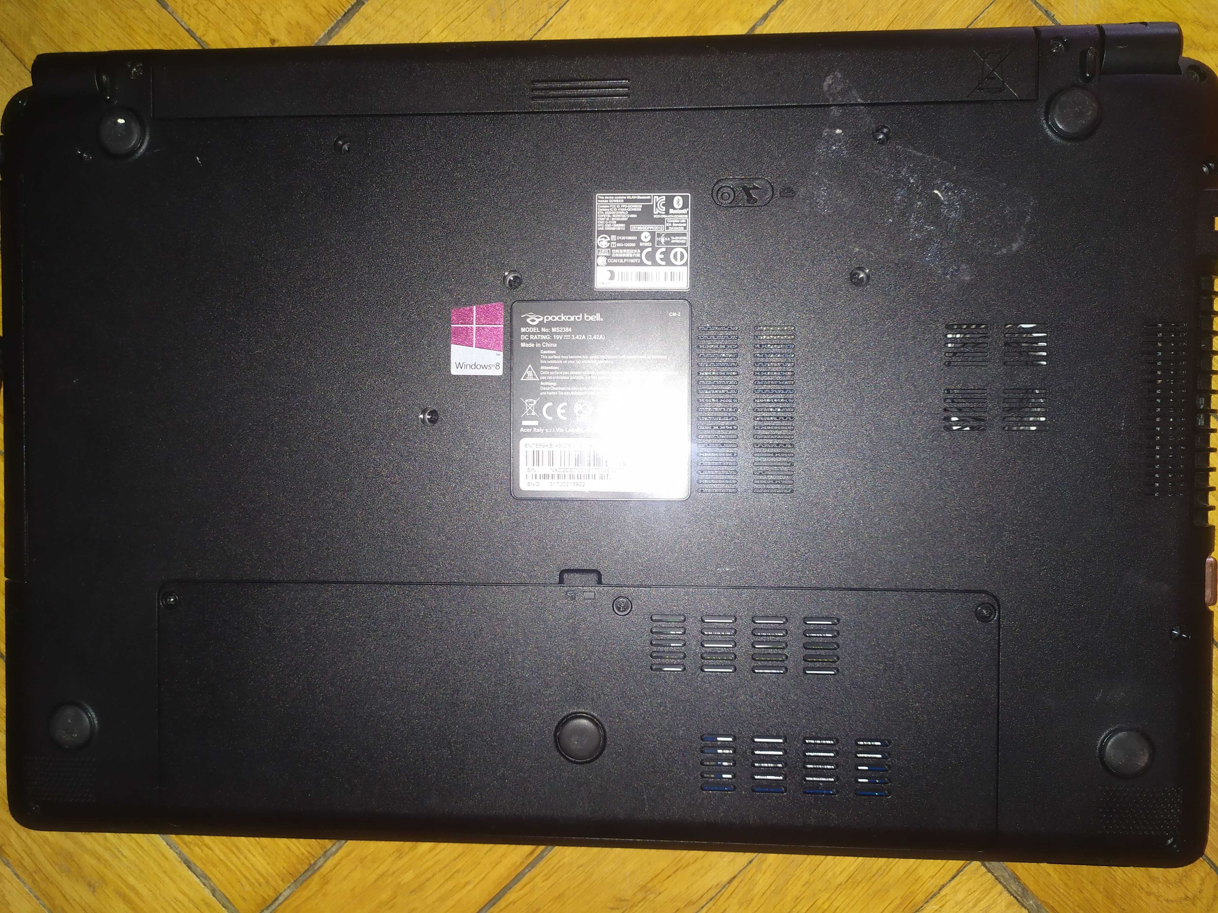 Laptop 15 Acer Packard Bell EasyNote TE69KB AMD 4x WIN10 HDMI SSD slim
