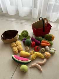 Owoce i warzywa pluszowe