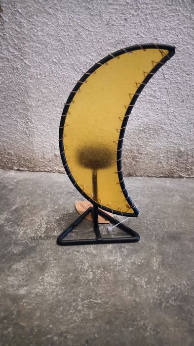 Castiçal Lua amarela