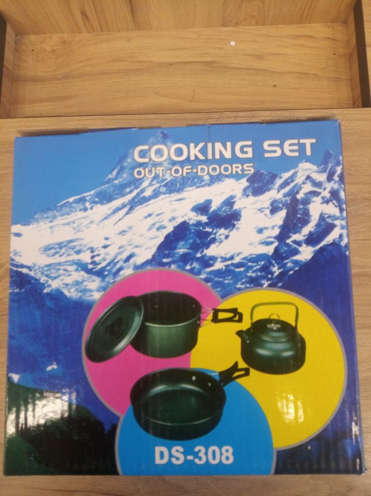 Набор туристической посуды Cooking Set DS-308 8148