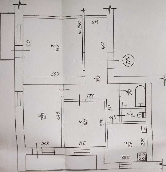 Продаж 3-кімнатна квартира 70 кв.м. р-н Слов'янка