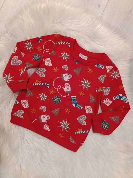So Cute świąteczna ciepła bluza roz 92