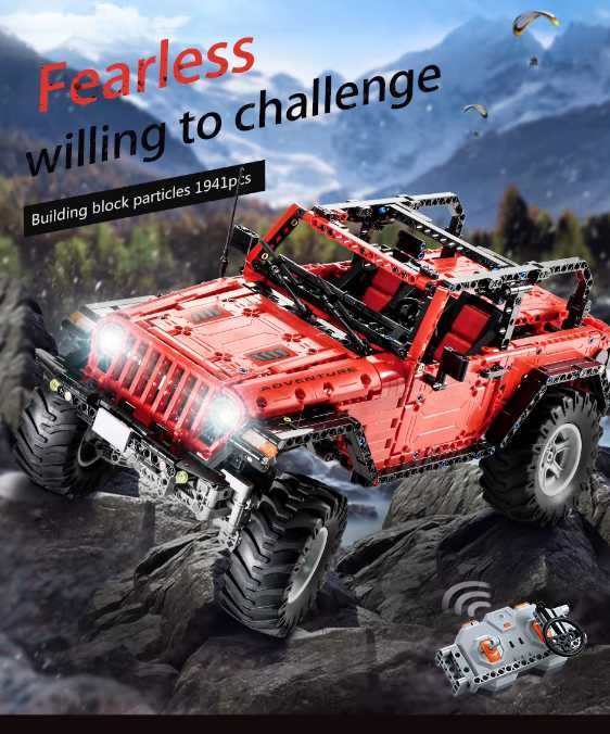 Klocki konstrukcyjne Auto terenowe Cada R/C