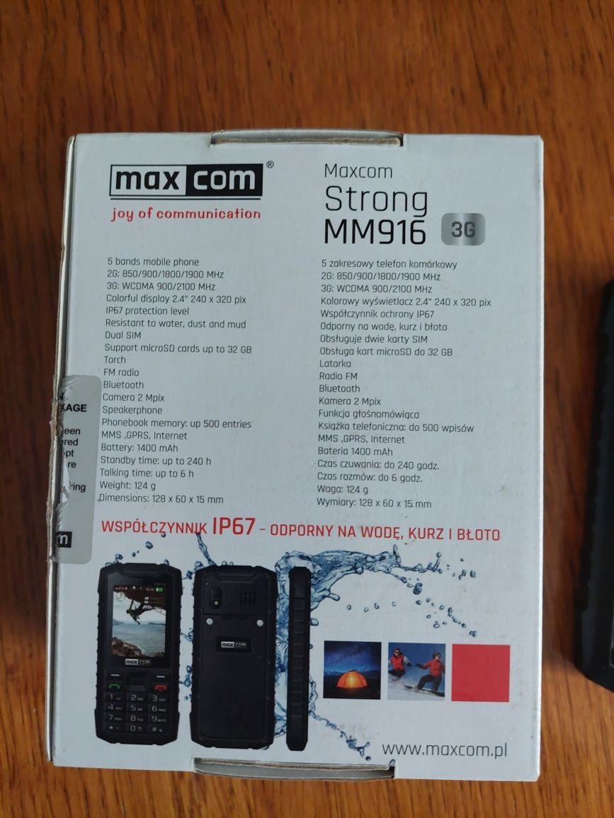 Telefon Maxcom MM916 Strong