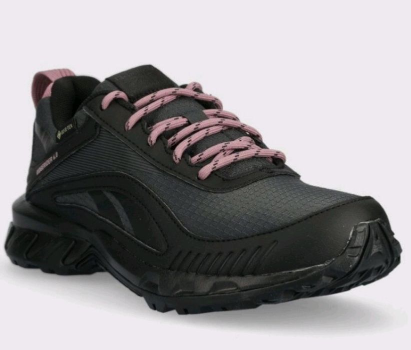 Жіночі кросівки reebok ridgerider 6 gtx core black/infused lilac