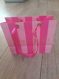 Victoria Secret torba papierowa różowa