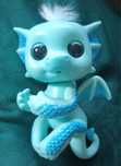 Fingerlings interaktywny smok Tara niebieski