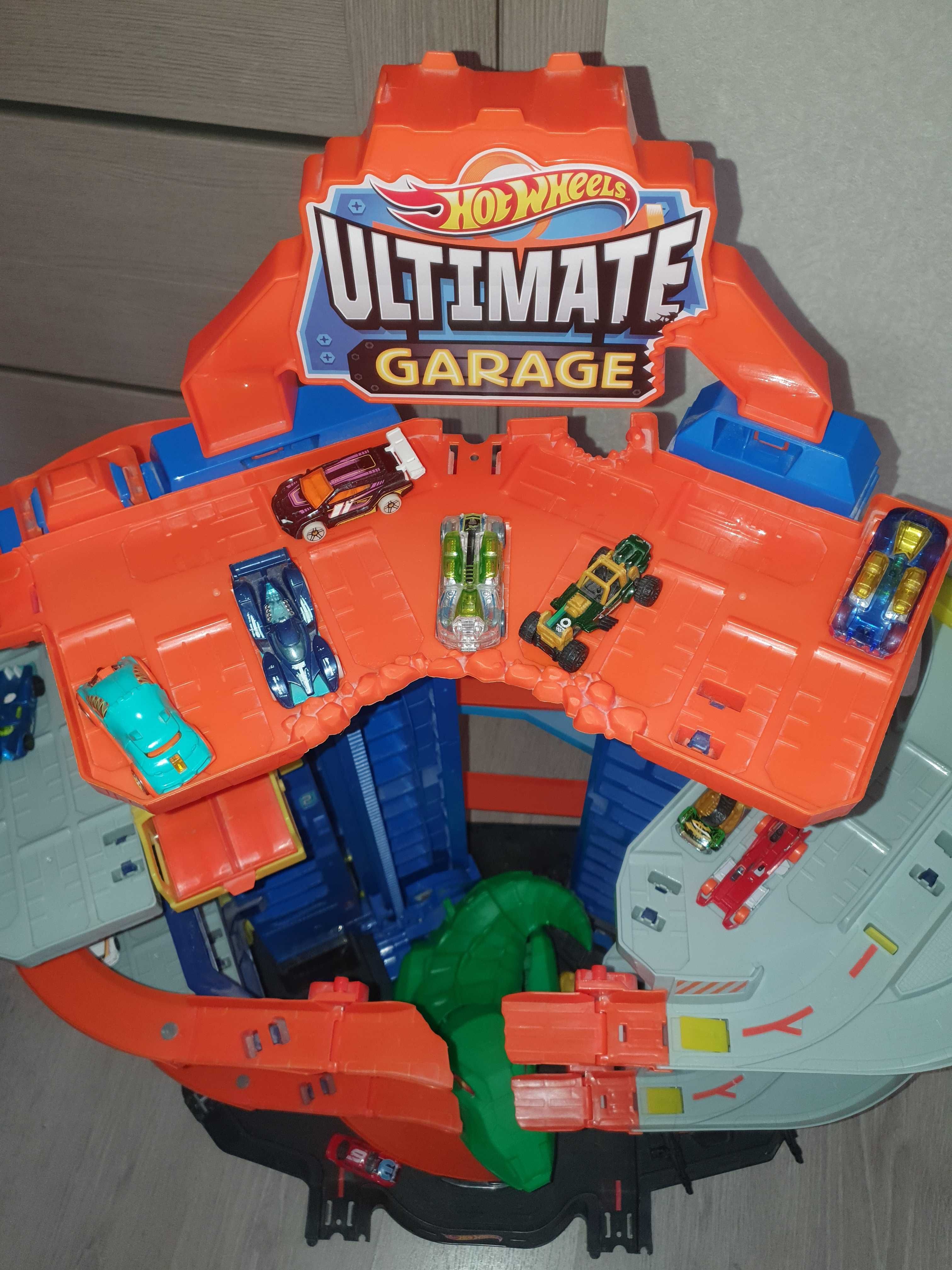 Легендарный гараж Hot Wheels T-Rex Mattel з динозавром
