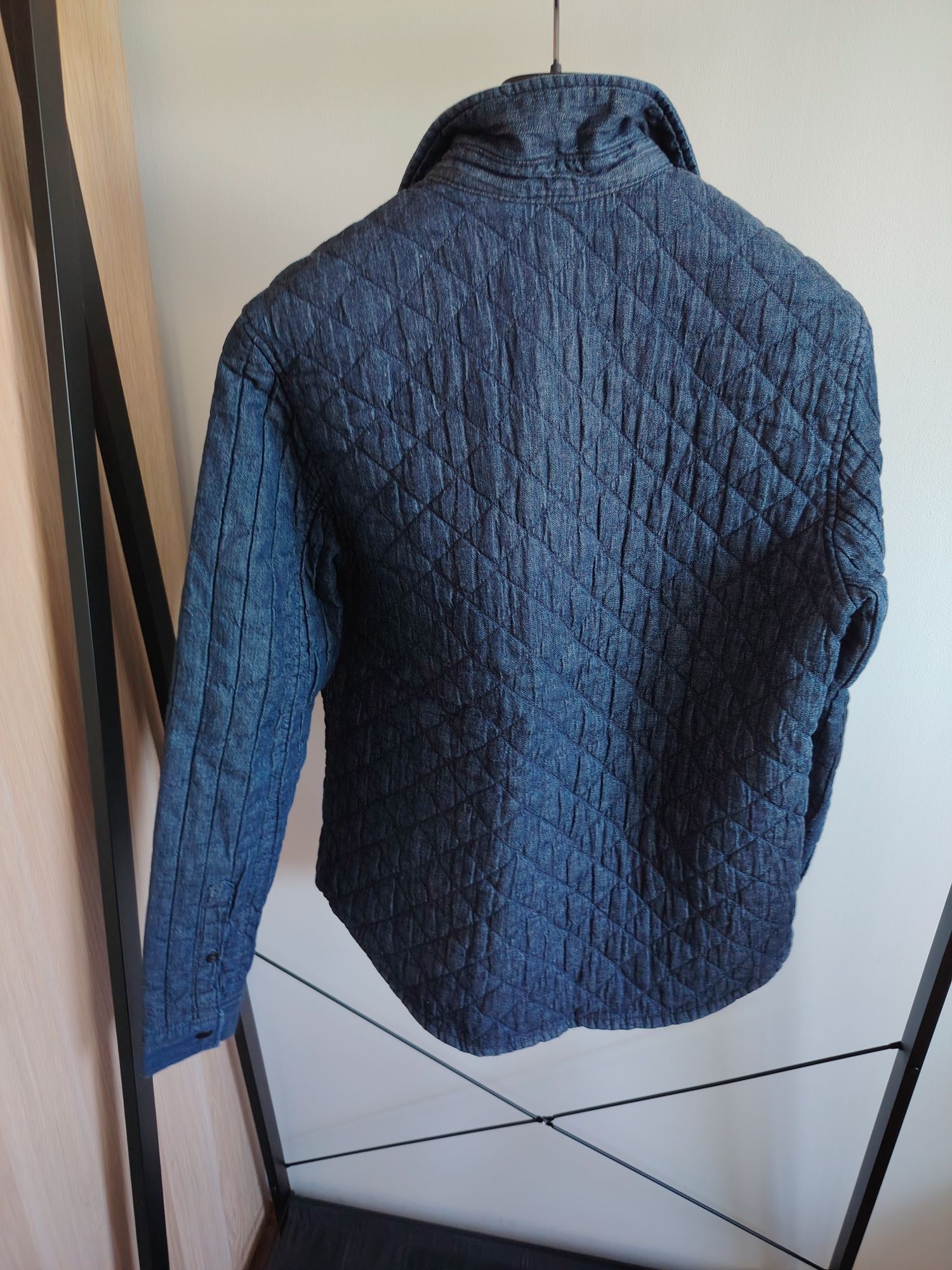 H&M jeansowa koszulowa kurtka męska S