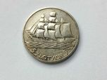 5 zł 1936 rok ŻAGLOWIEC  stan mocne 2 oryginał Srebro