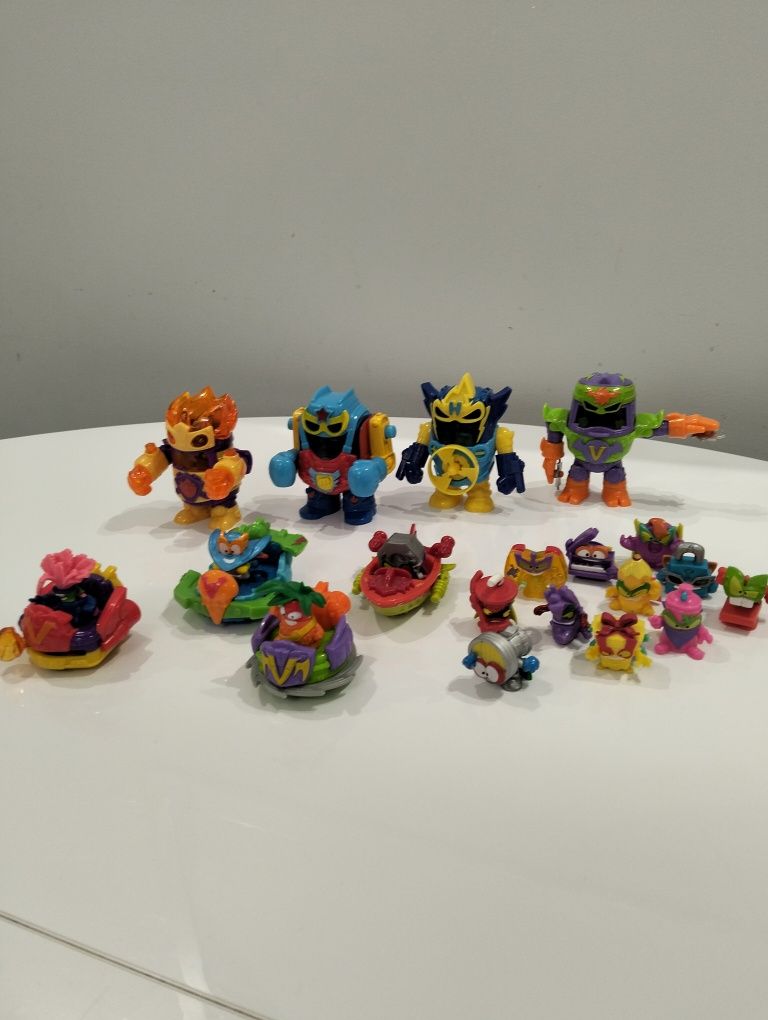 Super Things Zings zestaw 4 x powerbot machines 9 cm i inne.