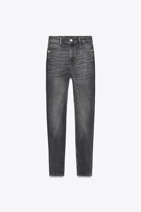 Джинси trf sculp з високою посадкою зара zara 46
