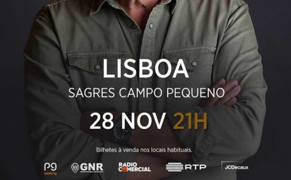 Bilhetes concerto RUI VELOSO & Banda Sinfónica da GNR