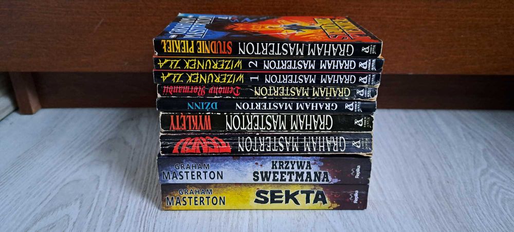 Masterton Dżinn Wyklęty Wizerunek zła Studnie piekieł Demony Normandii