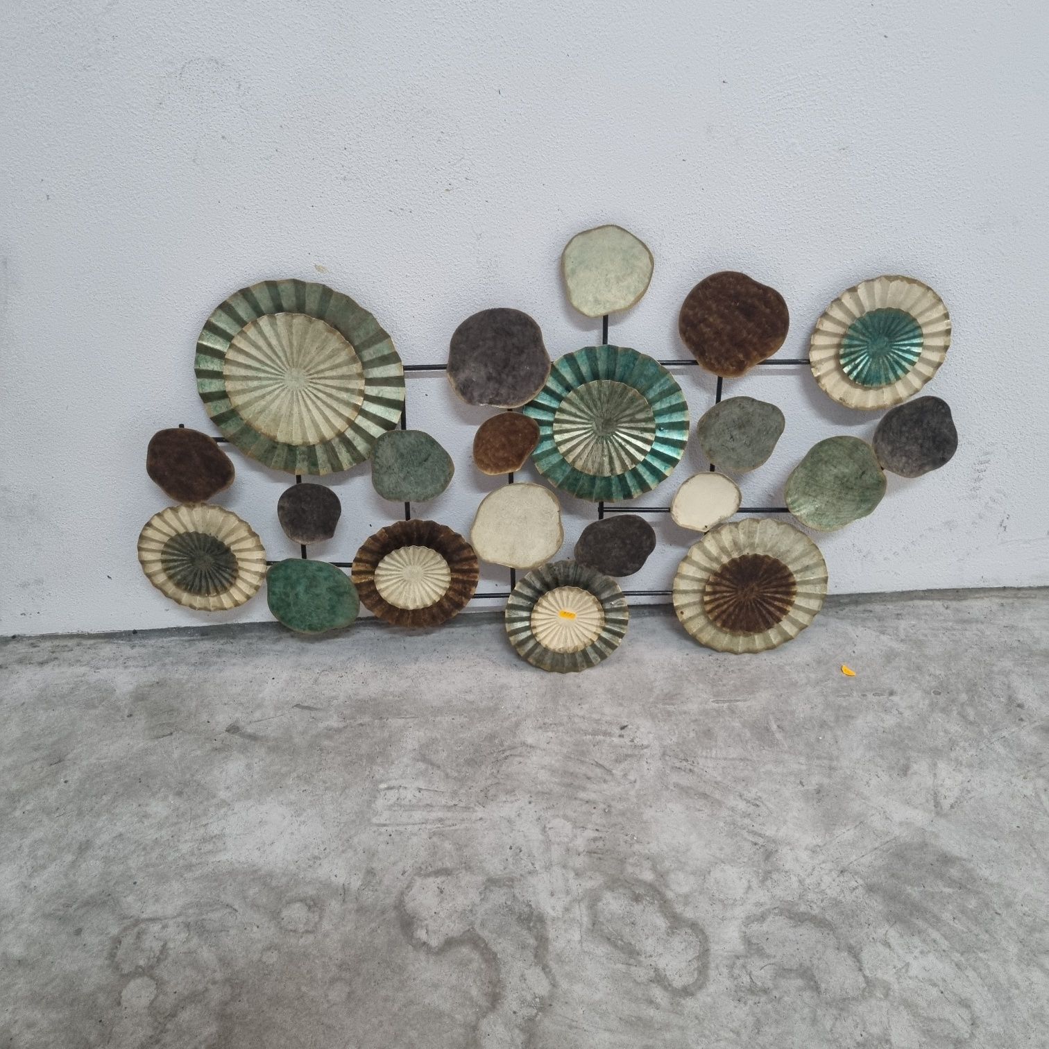 Decoração parede em metal