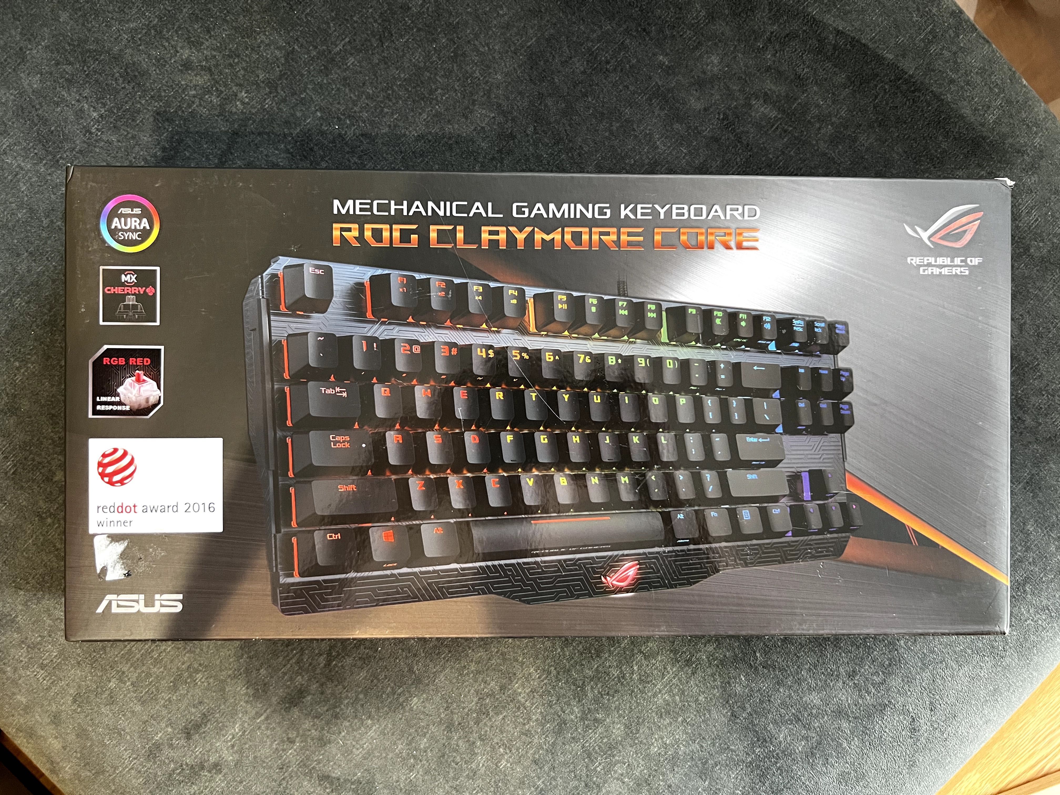 Mechaniczna klawiatura gamingowa ASUS ROG CLAYMORE CORE
