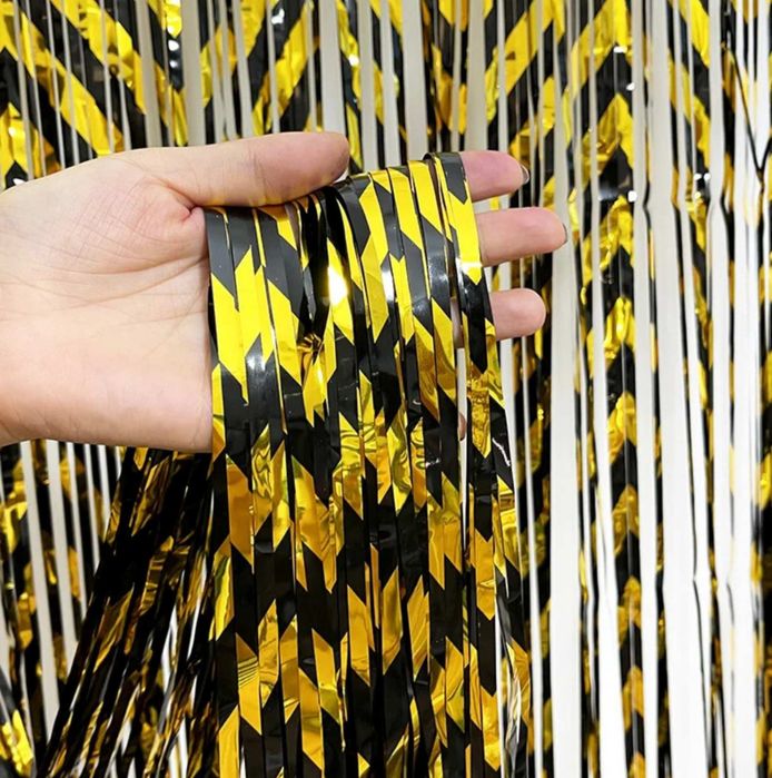 Шторка из фольги дождик баннер мишура фон фотозона из шаров арка годик