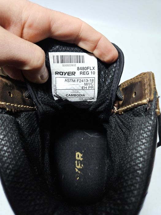 Buty robocze AMERYKAŃSKIE ROYER rozmiar 43 wkładka 28,5 cm