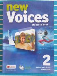 New Voices, Student's book + workbook, podręcznik + ćwicz., st idealny