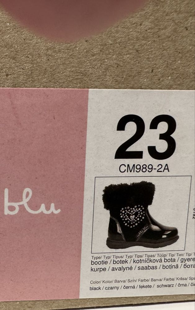 Buty zimowe Nelli blu r. 23