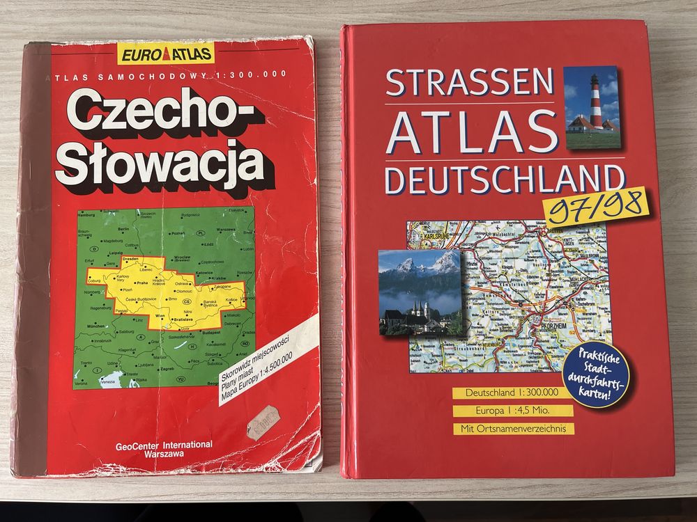 Atlas drogowy Niemiec Czechosłowacji unikaty