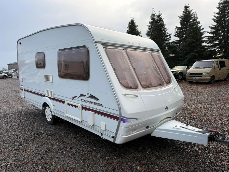 SWIFT Charisma  Przyczepa Kempingowa Swift Charisma 2-3 os. Pełna Opcja Okajza
