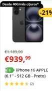 Iphone 16 Apple Novo com garantia