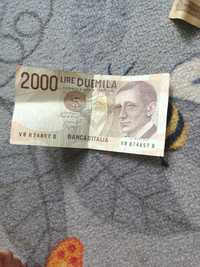 Banknot włoski 2000 lirę duemila