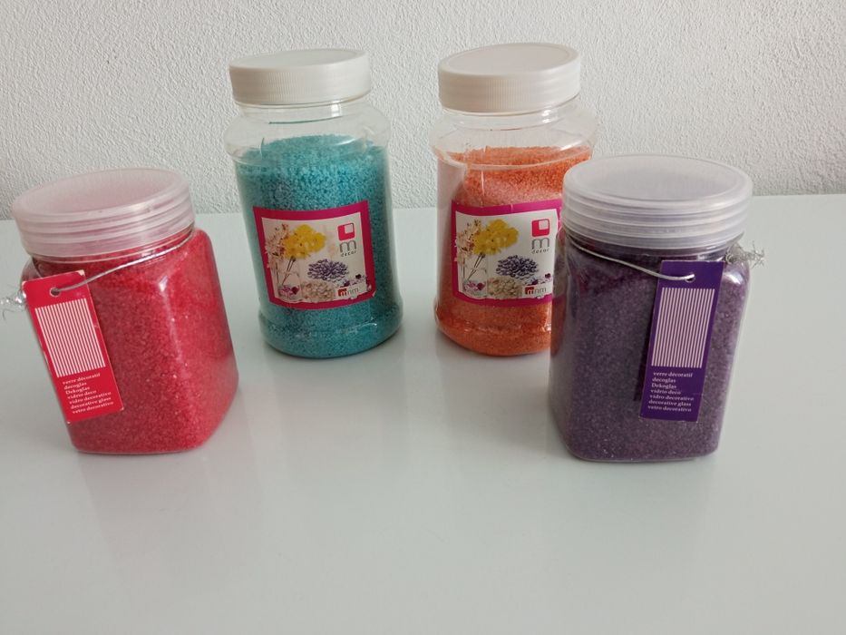 Pedras/Sal decorativas e perfumadas para vasos ou centros de mesa