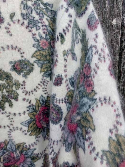 Bluzka sweter sweterek t-shirt koszulka wełniana boho retro vintage