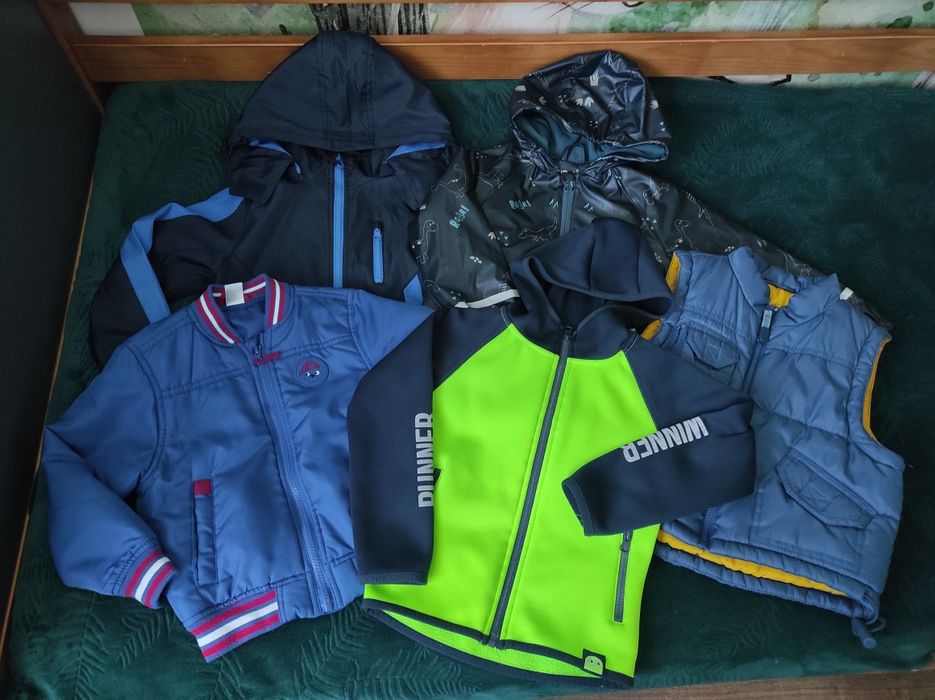 Kurtki dla chłopca jesień wiosna 98/104 3 lata