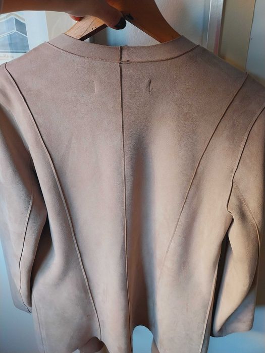 Blazer tipo camurça Zara S