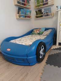 Łóżeczko samochodzik dla dziecka z materacem materacem