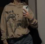 100% bawełna bluza admor s SCREAMING STARS HEAVY HOODIE (TAUPE)